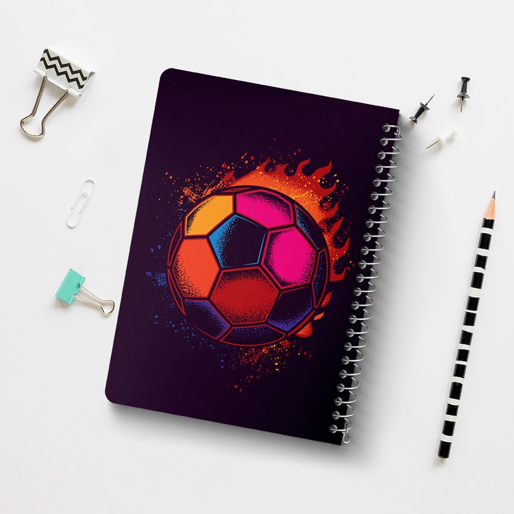دفتر لیست خرید 50 برگ خندالو طرح فوتبال Football کد 25940