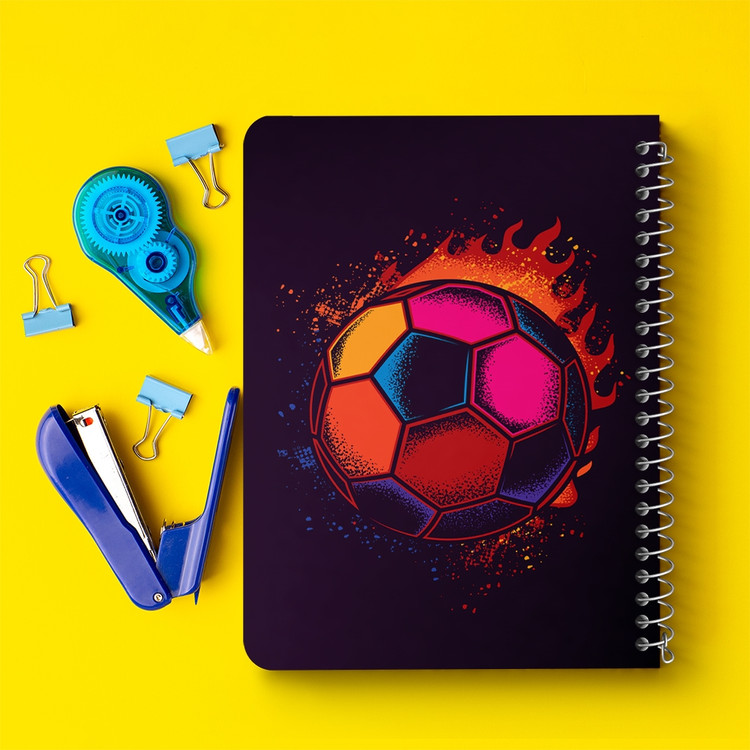 دفتر لیست خرید 50 برگ خندالو طرح فوتبال Football کد 25940