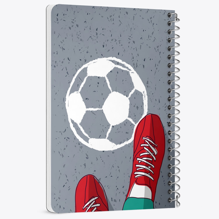 دفتر لیست خرید 50 برگ خندالو طرح فوتبال Football کد 25935