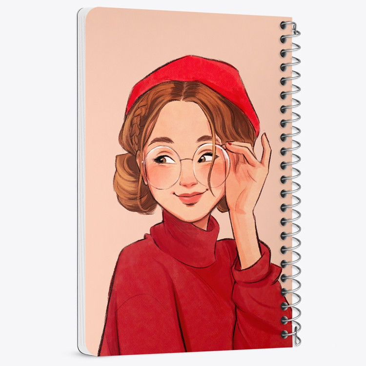دفتر لیست خرید 50 برگ خندالو طرح دخترانه کد 25651