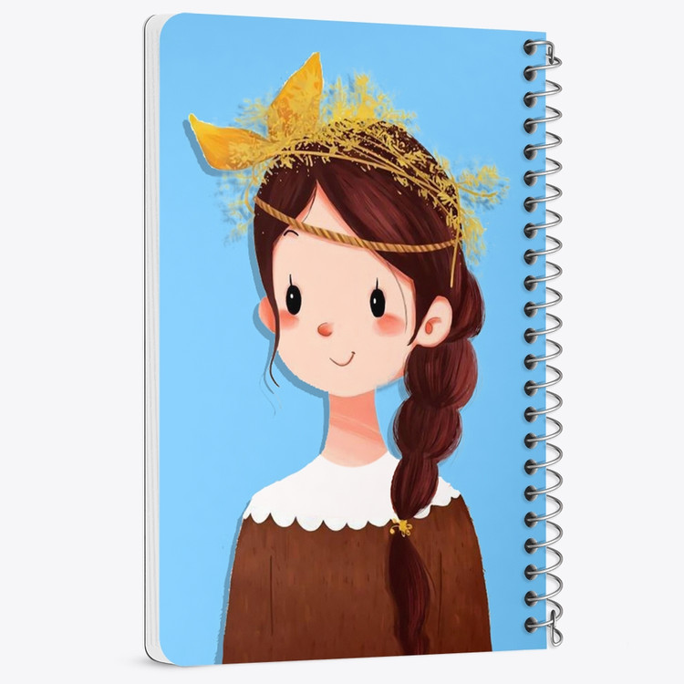 دفتر لیست خرید 50 برگ خندالو طرح دخترانه کد 25634