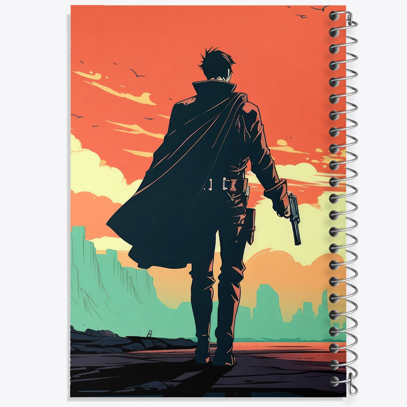 دفتر مشق 100 برگ خندالو طرح کابوی (Cowboy) کد F2672