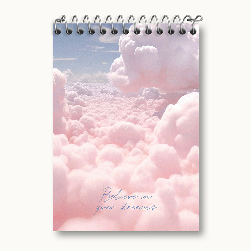 دفتر یادداشت 50 برگ خندالو طرح Believe In Your Dreams کد N2326