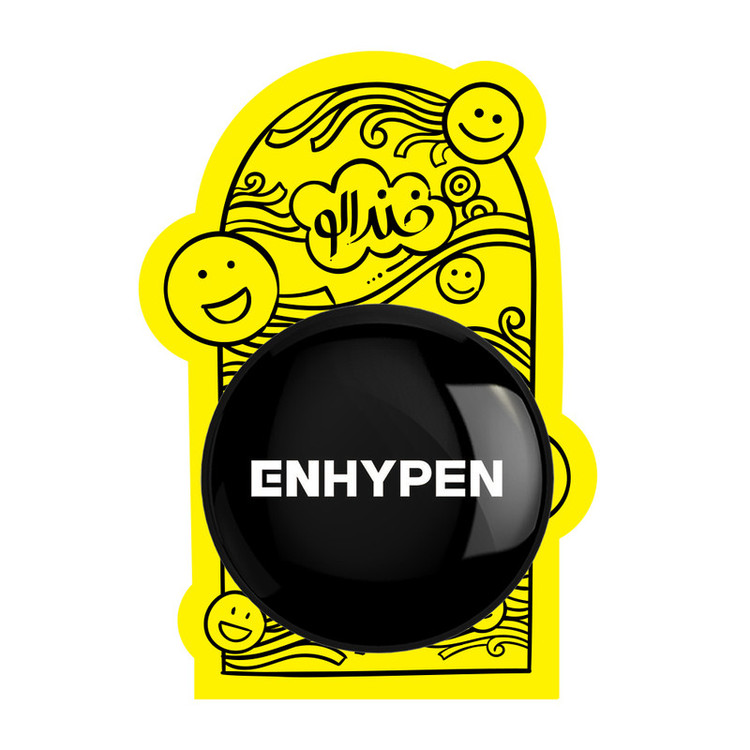 آینه جیبی خندالو طرح گروه انهایپن ENHYPENمدل تاشو کد 12337