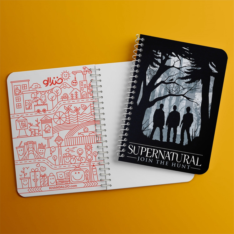 دفتر لیست خرید 50 برگ خندالو طرح سریال سوپرنچرال Supernatural کد 24537