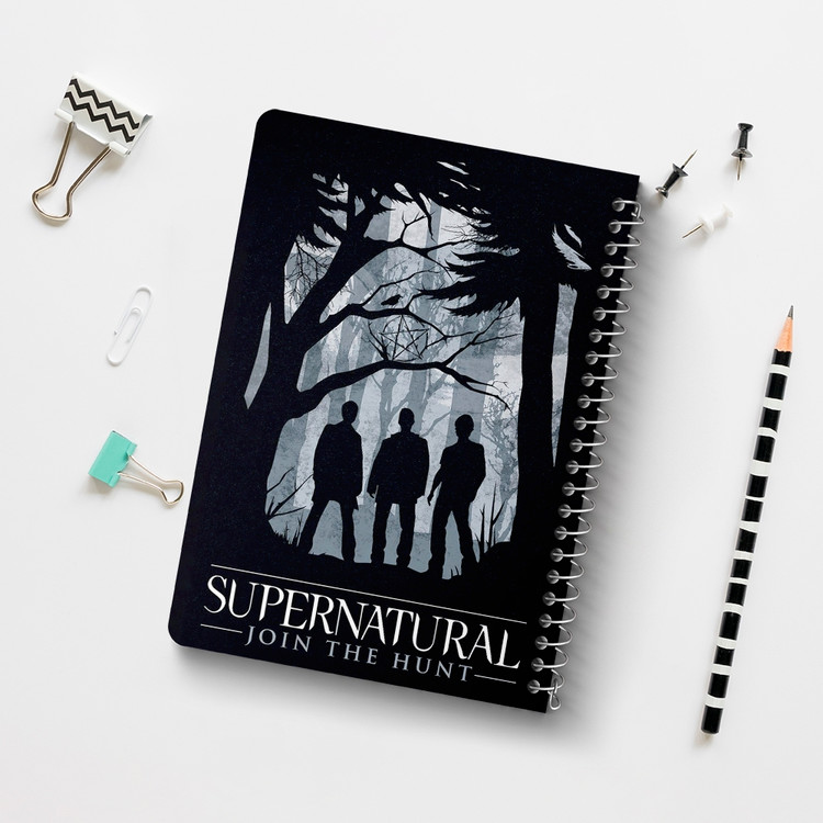 دفتر لیست خرید 50 برگ خندالو طرح سریال سوپرنچرال Supernatural کد 24537