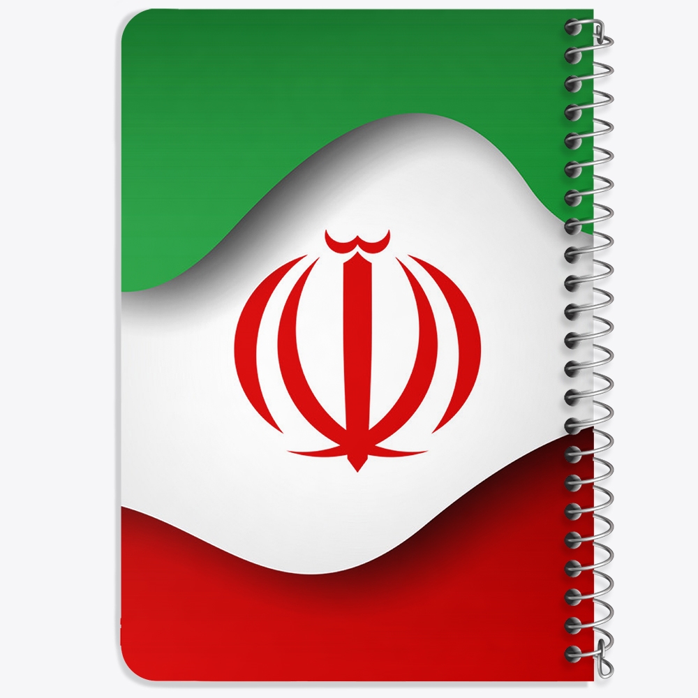 دفتر لیست خرید 50 برگ خندالو طرح پرچم ایران کد 23954