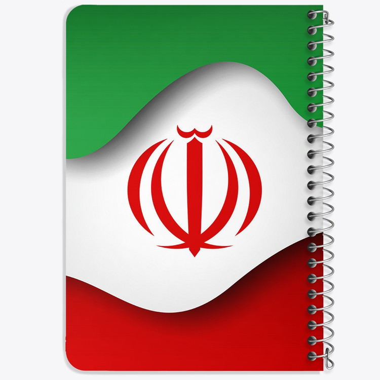 دفتر لیست خرید 50 برگ خندالو طرح پرچم ایران کد 23954