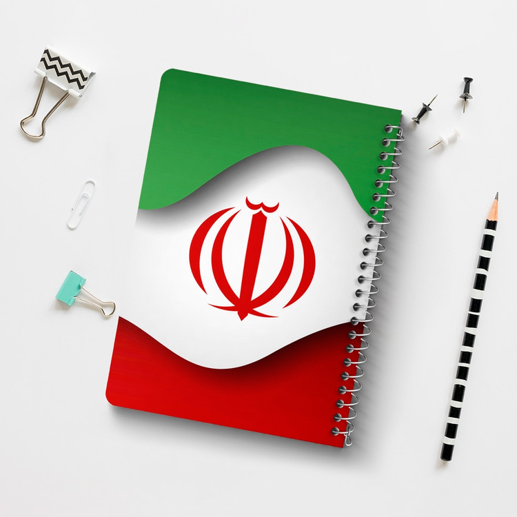 دفتر لیست خرید 50 برگ خندالو طرح پرچم ایران کد 23954
