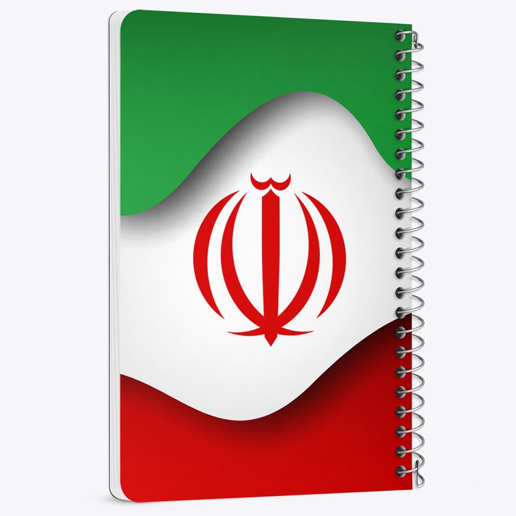 دفتر لیست خرید 50 برگ خندالو طرح پرچم ایران کد 23954