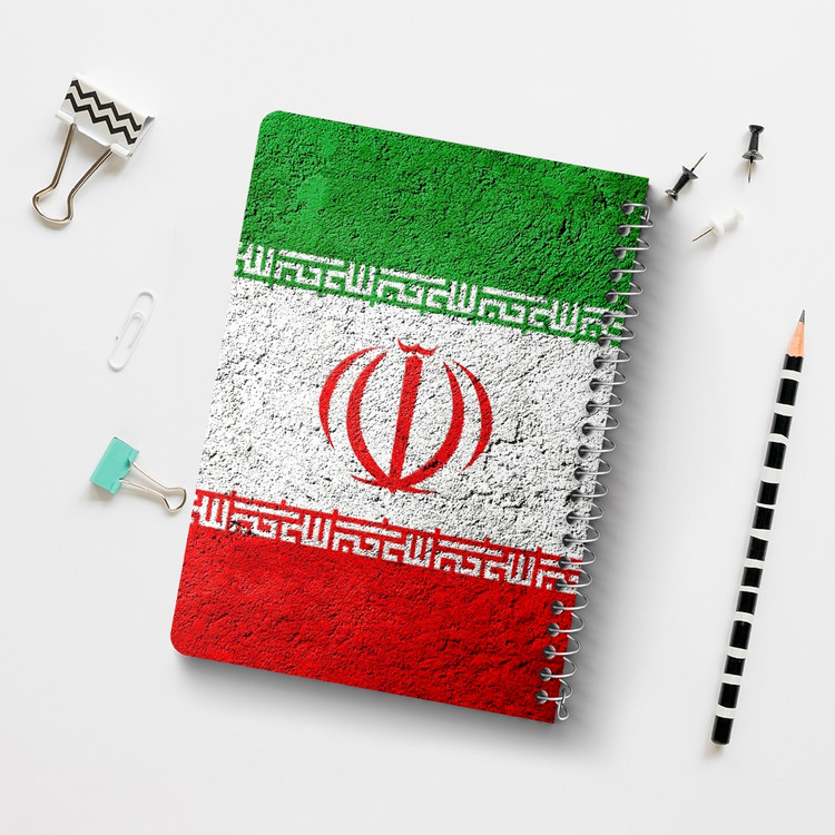 دفتر لیست خرید 50 برگ خندالو طرح پرچم ایران کد 23948