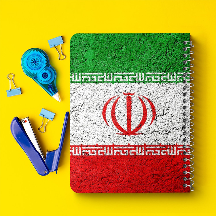 دفتر لیست خرید 50 برگ خندالو طرح پرچم ایران کد 23948