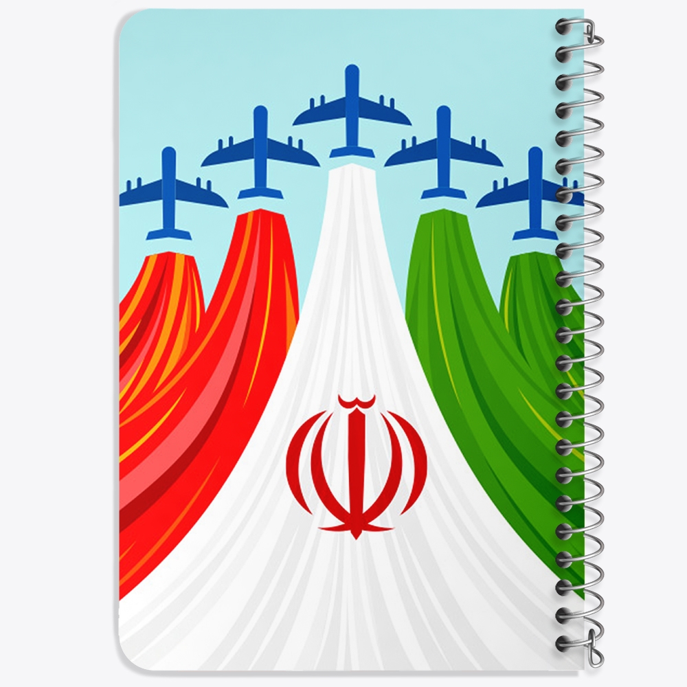 دفتر لیست خرید 50 برگ خندالو طرح پرچم ایران کد 23946
