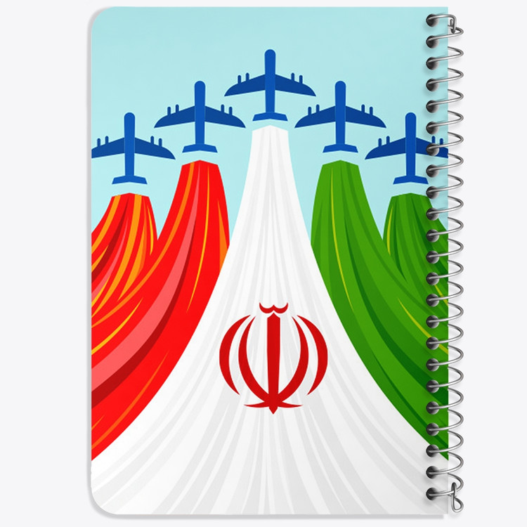 دفتر لیست خرید 50 برگ خندالو طرح پرچم ایران کد 23946