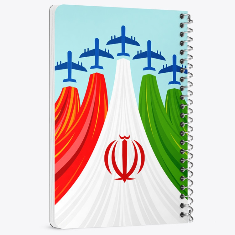 دفتر لیست خرید 50 برگ خندالو طرح پرچم ایران کد 23946
