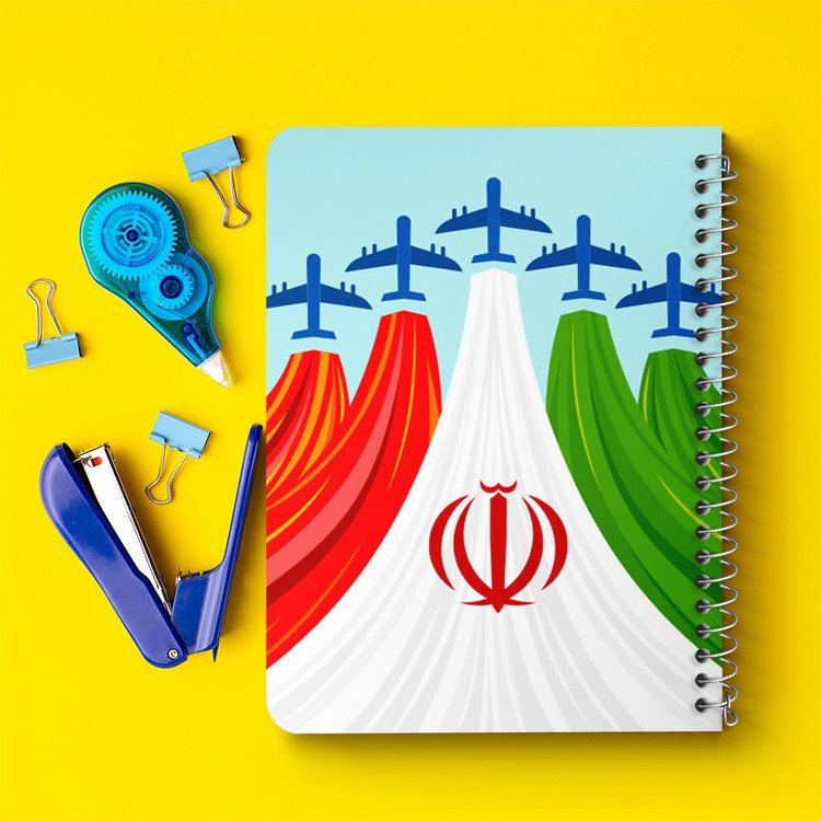 دفتر لیست خرید 50 برگ خندالو طرح پرچم ایران کد 23946
