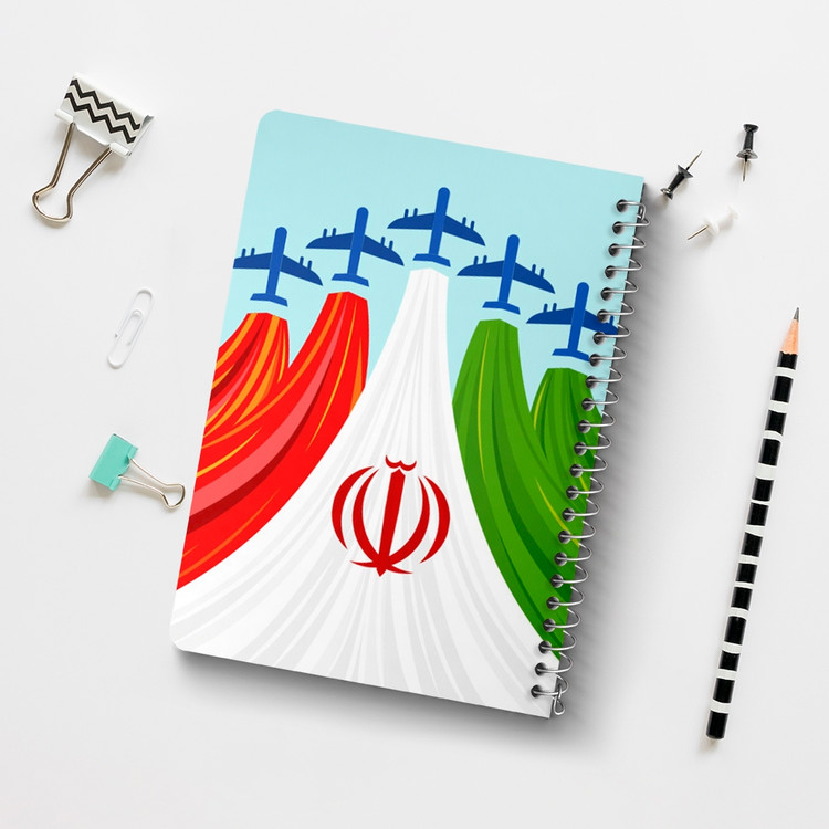 دفتر لیست خرید 50 برگ خندالو طرح پرچم ایران کد 23946