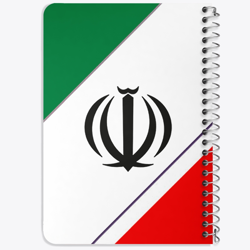 دفتر لیست خرید 50 برگ خندالو طرح پرچم ایران کد 23943