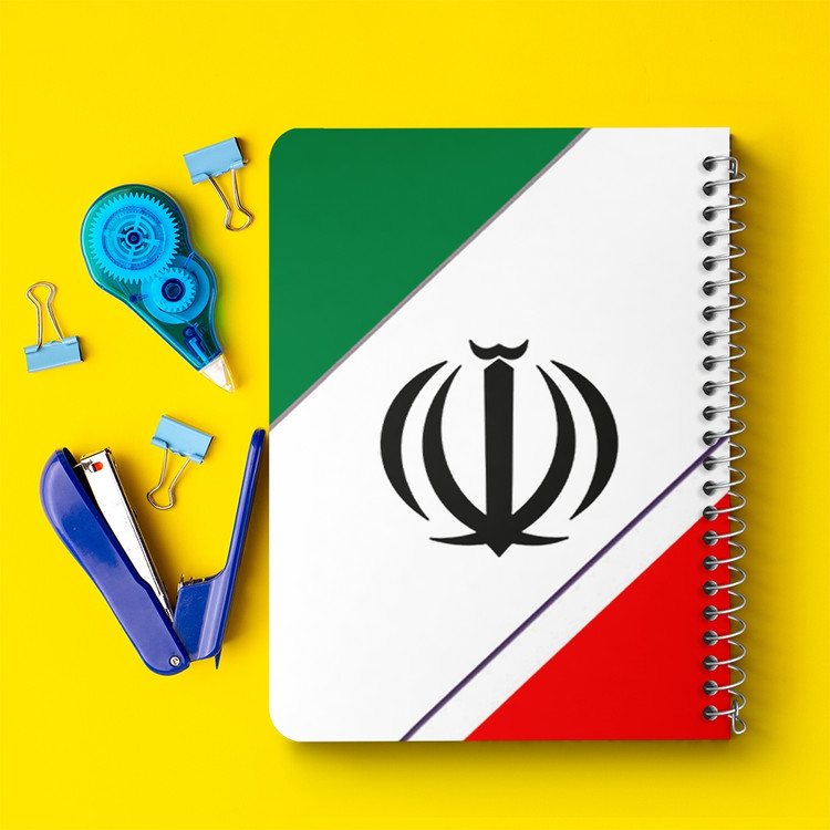دفتر لیست خرید 50 برگ خندالو طرح پرچم ایران کد 23943