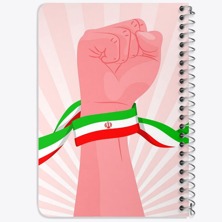 دفتر لیست خرید 50 برگ خندالو طرح پرچم ایران کد 23941