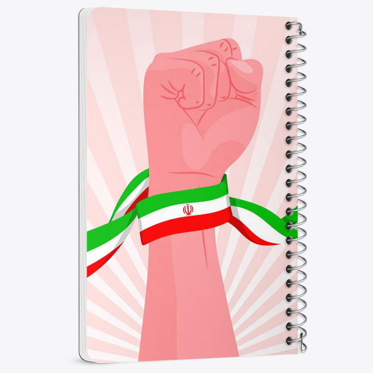 دفتر لیست خرید 50 برگ خندالو طرح پرچم ایران کد 23941