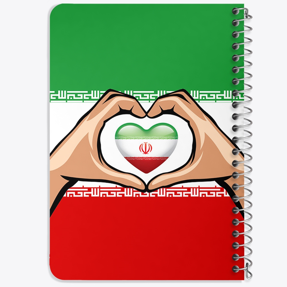 دفتر لیست خرید 50 برگ خندالو طرح پرچم ایران کد 23936