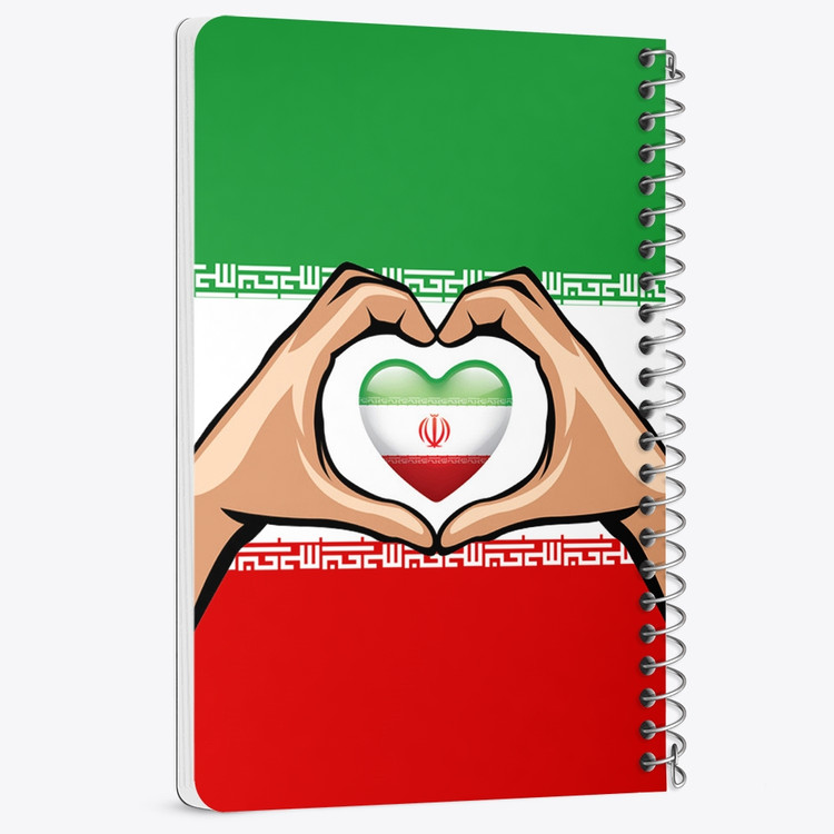 دفتر لیست خرید 50 برگ خندالو طرح پرچم ایران کد 23936