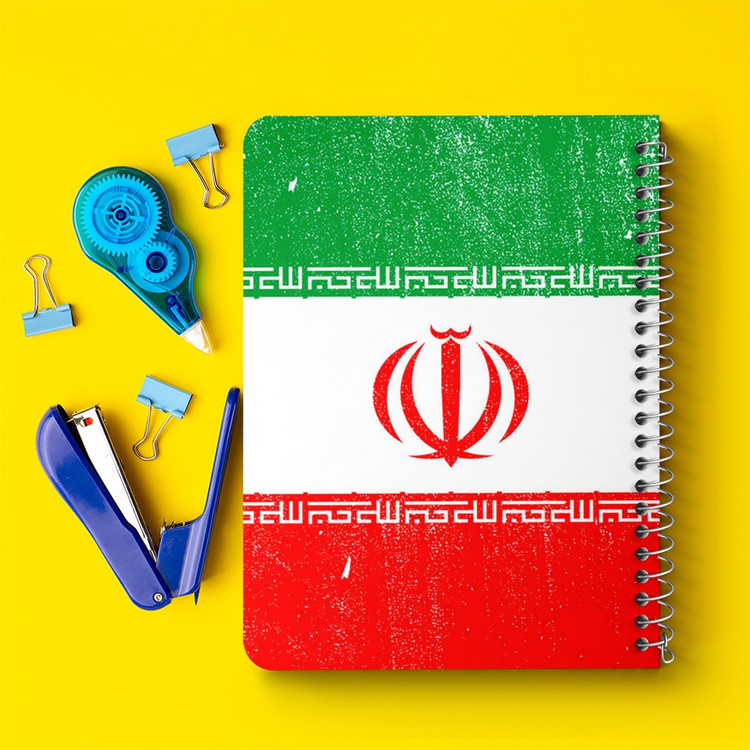 دفتر لیست خرید 50 برگ خندالو طرح پرچم ایران کد 23934