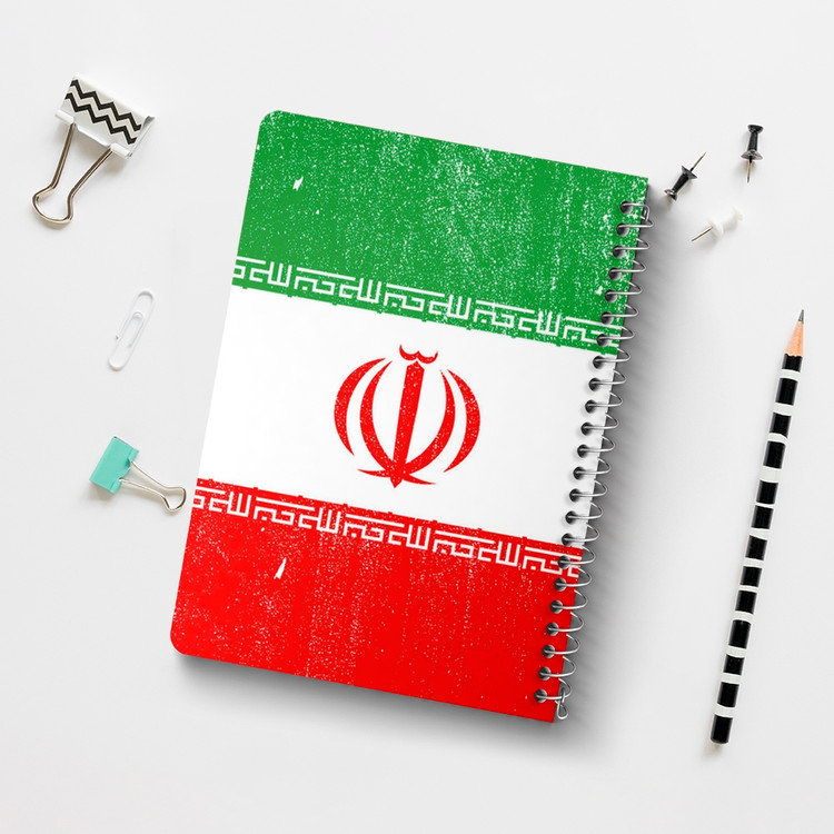 دفتر لیست خرید 50 برگ خندالو طرح پرچم ایران کد 23934