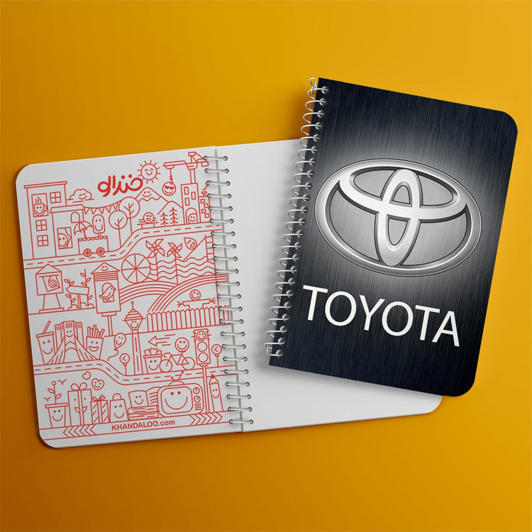 دفتر لیست خرید 50 برگ خندالو طرح تویوتا Toyota کد 23527