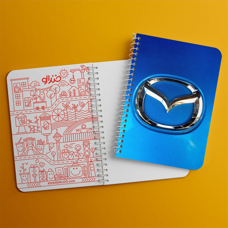 دفتر لیست خرید 50 برگ خندالو طرح مزدا mazda کد 23515
