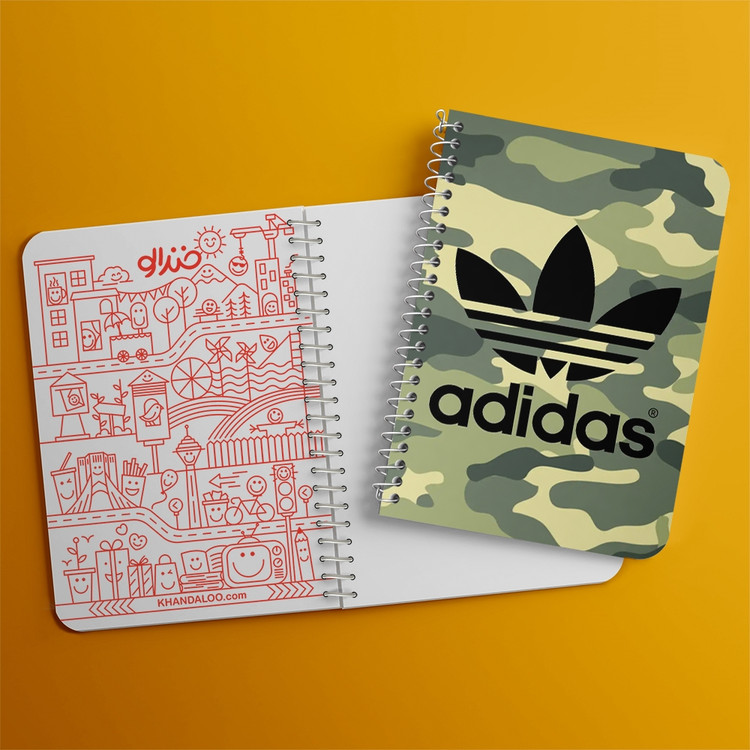 دفتر لیست خرید 50 برگ خندالو طرح آدیداس Adidas کد 23485