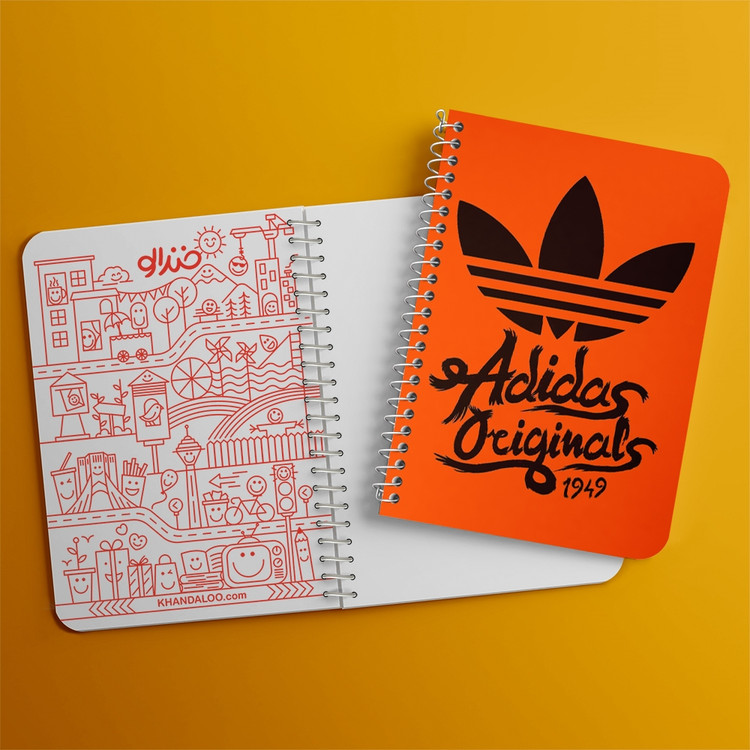 دفتر لیست خرید 50 برگ خندالو طرح آدیداس Adidas کد 23480