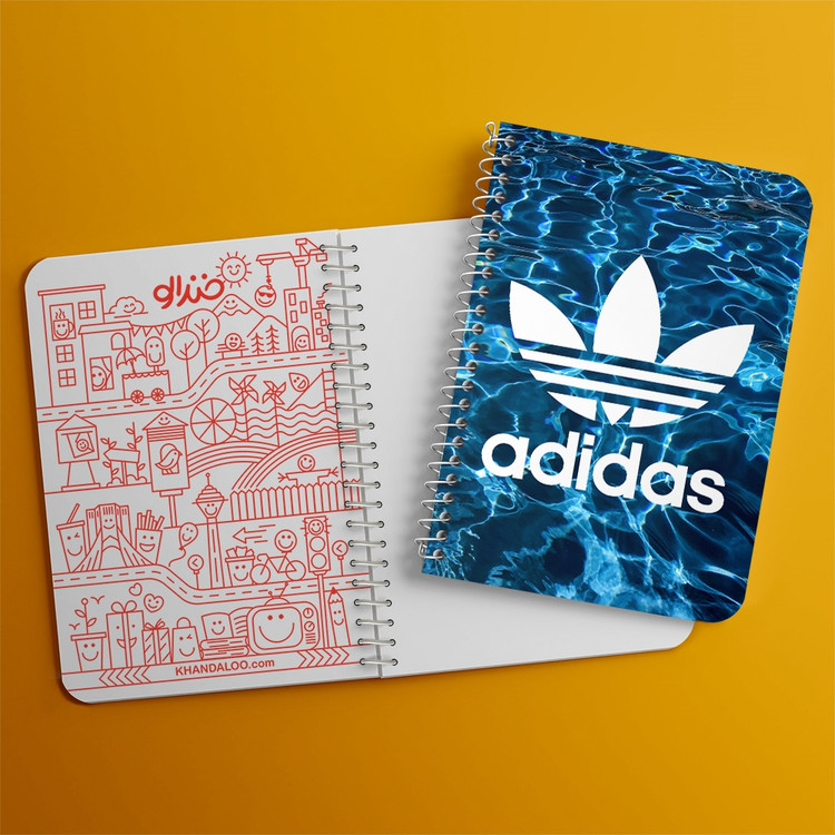 دفتر لیست خرید 50 برگ خندالو طرح آدیداس Adidas کد 23477