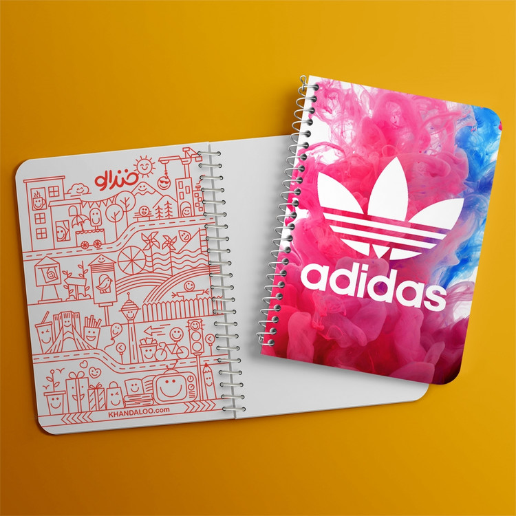دفتر لیست خرید 50 برگ خندالو طرح آدیداس Adidas کد 23473