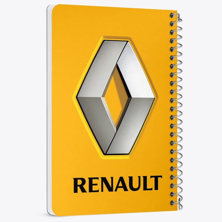 دفتر لیست خرید 50 برگ خندالو طرح رنو Renault کد 23419