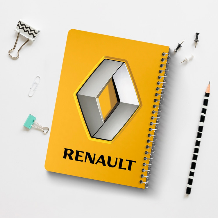 دفتر لیست خرید 50 برگ خندالو طرح رنو Renault کد 23419