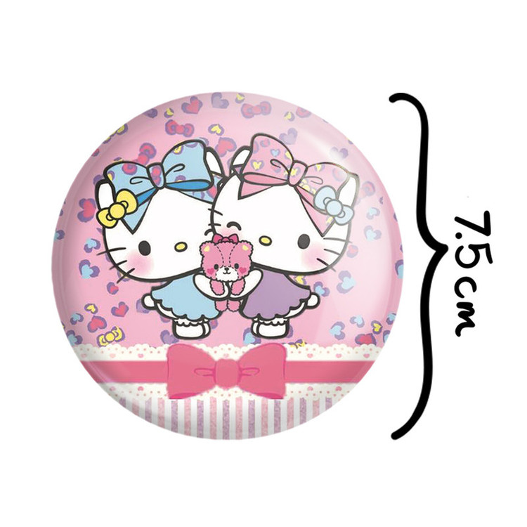 آینه جیبی خندالو طرح هلو کیتی Hello Kitty مدل تاشو کد 2486