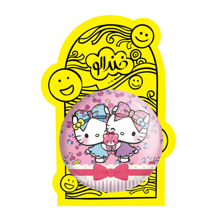 آینه جیبی خندالو طرح هلو کیتی Hello Kitty مدل تاشو کد 2486