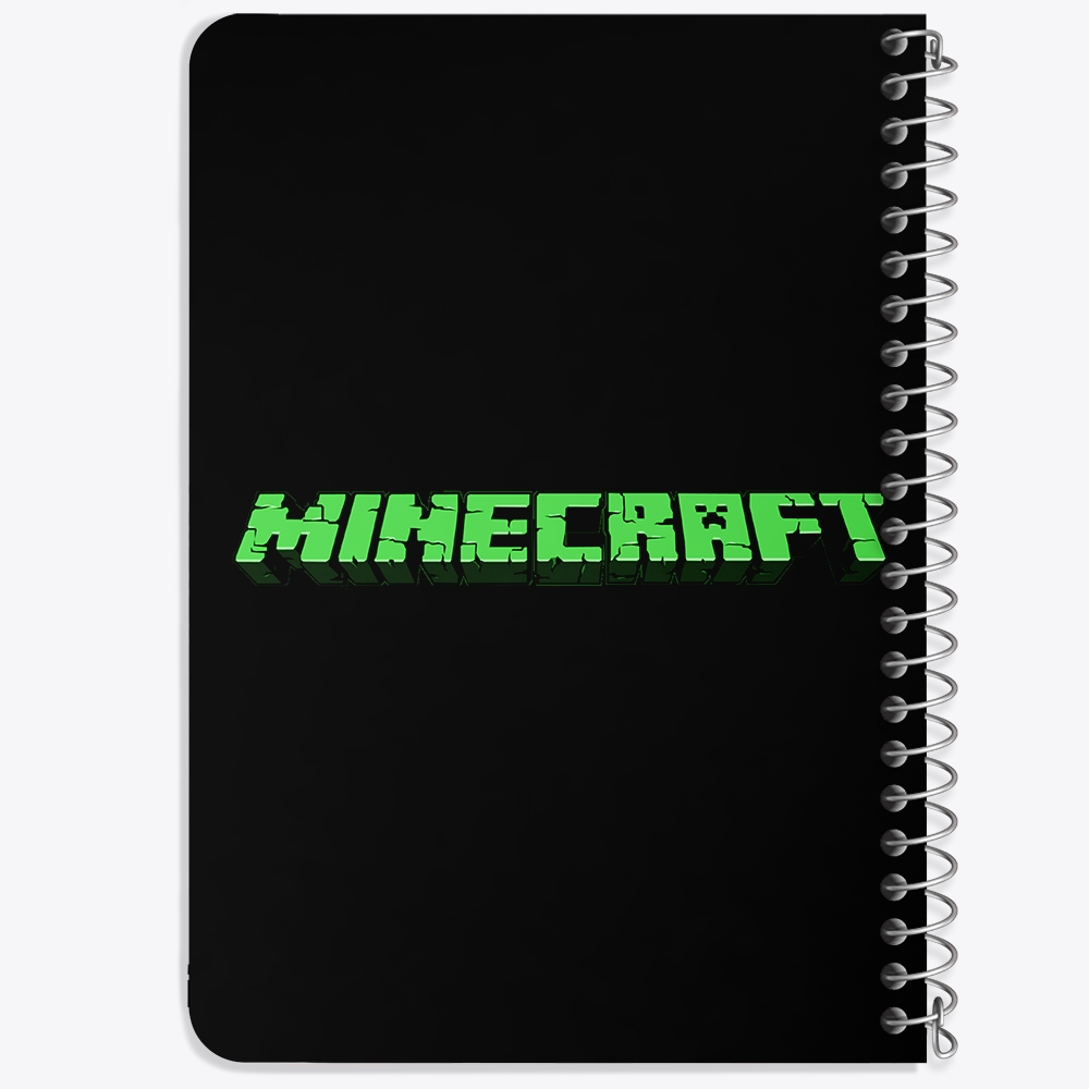 دفتر لیست خرید 50 برگ خندالو طرح بازی ماینکرافت Minecraft کد 23284