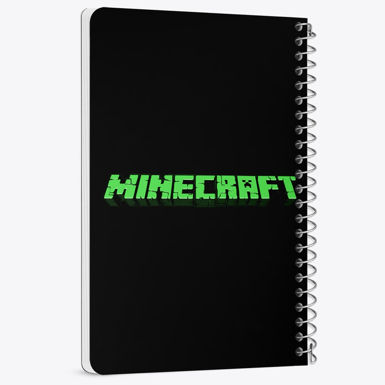 دفتر لیست خرید 50 برگ خندالو طرح بازی ماینکرافت Minecraft کد 23284