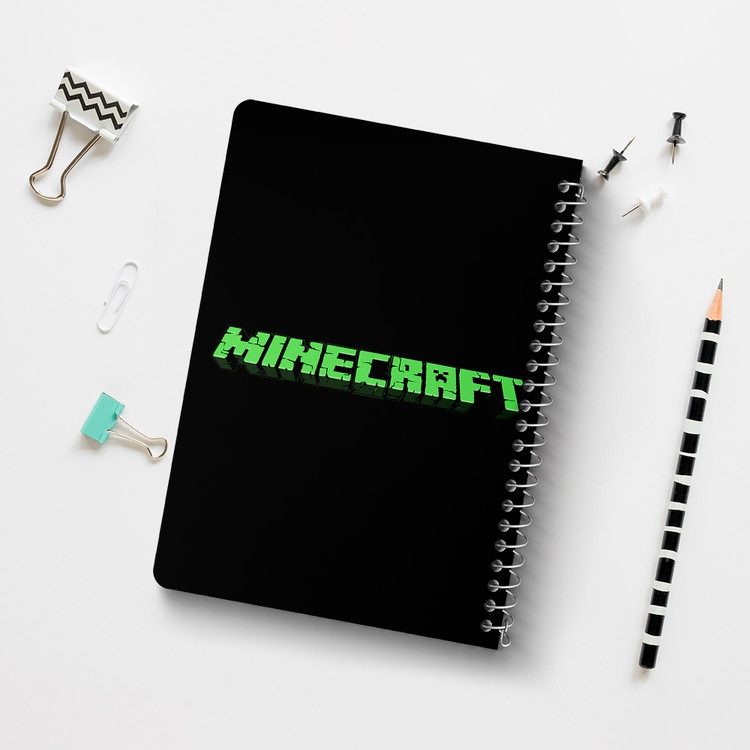 دفتر لیست خرید 50 برگ خندالو طرح بازی ماینکرافت Minecraft کد 23284