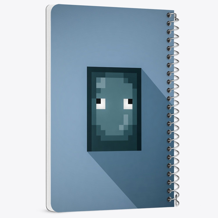دفتر لیست خرید 50 برگ خندالو طرح بازی ماینکرافت Minecraft کد 23265