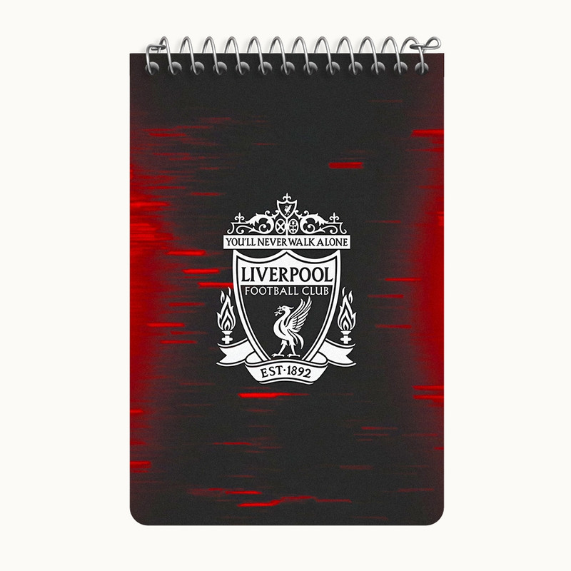 دفتر یادداشت 50 برگ خندالو طرح لیورپول (Liverpool) کد F6901