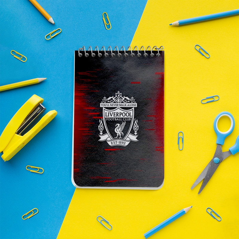 دفتر یادداشت 50 برگ خندالو طرح لیورپول (Liverpool) کد F6901