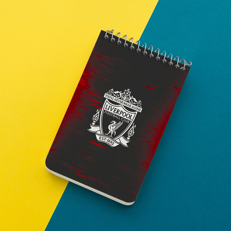 دفتر یادداشت 50 برگ خندالو طرح لیورپول (Liverpool) کد F6901