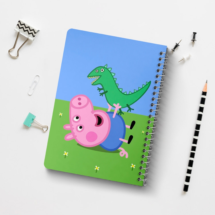 دفتر لیست خرید 50 برگ خندالو طرح جورج انیمیشن پپا پیگ Peppa pig کد 22072