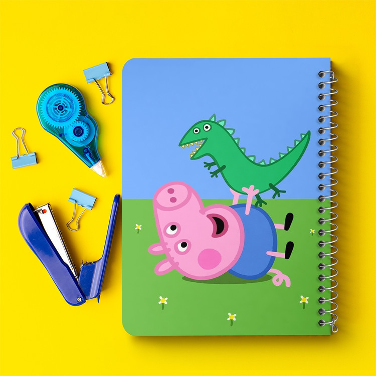 دفتر لیست خرید 50 برگ خندالو طرح جورج انیمیشن پپا پیگ Peppa pig کد 22072