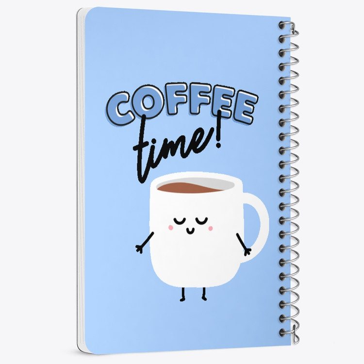 دفتر لیست خرید 50 برگ خندالو طرح قهوه Coffee کد 22007