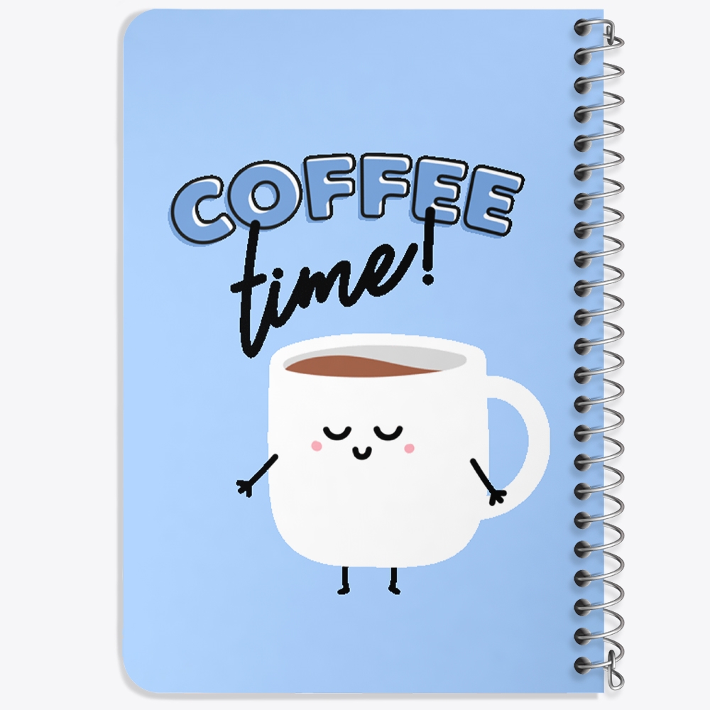 دفتر لیست خرید 50 برگ خندالو طرح قهوه Coffee کد 22007